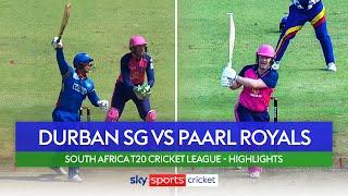 Eoin Morgan 27-ball 50 but Royals fall short | Durban Super Giants vs Paarl Royals | SA20 Highlights