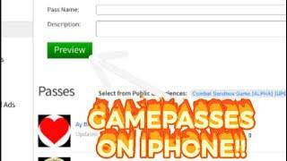 How to create game passes on iPhone! (REMASTERED) #tutorial