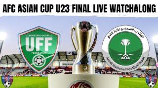 Saudi Arabia U23 Wins U23 Asian Cup 2022 | AFC Asian Cup U23 Final Live | Football Live Watchalong