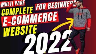 How To Design Complete E-Commerce Website From Scratch in 2022 | Design Complete Website for free