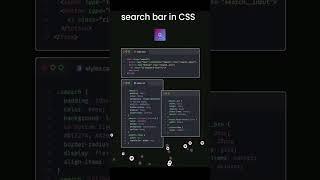 Search Bar with Html CSS #shorts