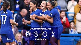 Chelsea 3-0 Tottenham Hotspur | WSL Highlights