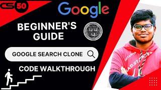 Beginner's Google Search Clone CS50's Web Project 0 Easy Step by Step Code Walkthrough |