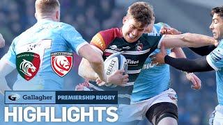 Leicester v Gloucester - HIGHLIGHTS | Tigers earn hard fought victory | Premiership 2021/22