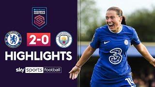 Kirby & Mjelde get Blues up and running! | Chelsea 2-0 Man City | WSL Highlights