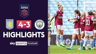 Villa stun Man City in WSL opener | Aston Villa vs Manchester City | WSL Highlights