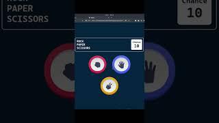 Rock paper scissors game using html css and javascript | Tutorial for beginners.