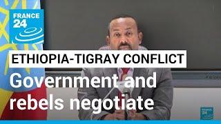 Government and rebels begin negotiation in Ethiopia-Tigray peace talks • FRANCE 24 English