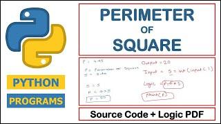 Python program to find Perimeter of Square