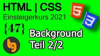 Background--repeat & Background's Kurzschreibweise erklärt - HTML5 | CSS3 Grundlagen Tutorial 2023