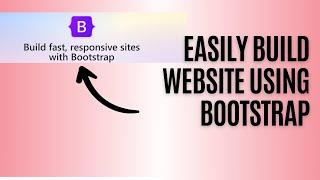 Bootstrap tutorial for beginner | How to easily link Bootstrap in your HTML file | Web Tutorials