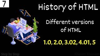 #7. History of HTML || Different versions of HTML || Web Development Series