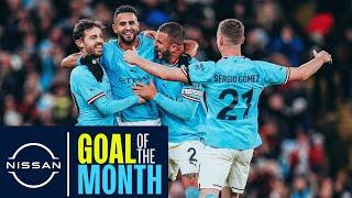 Man City's January Goals of the Month | Mahrez, Angeldahl & Haaland!