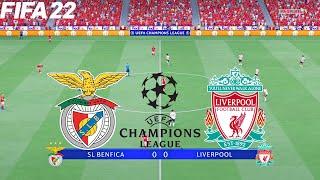 FIFA 22 | Benfica vs Liverpool - Champions League UEFA - Full Match & Gameplay