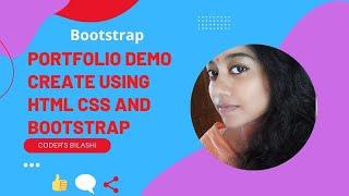 Portfolio Demo Create Using HTML, CSS and Bootstrap.mp4 || ????????????????????'???? ???????????????