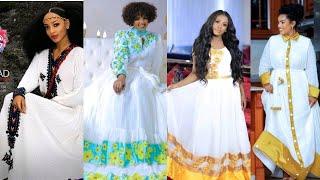 #Habesha kemis #Ethiopia Cultural #dress new style ምርጥ የሀገር ባህል ልብሶች