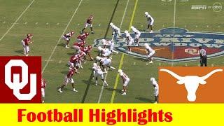 Oklahoma vs Texas Football Game Highlights 10 8 2022