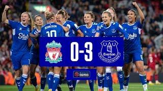 WOMEN'S SUPER LEAGUE HIGHLIGHTS: LIVERPOOL 0-3 EVERTON | BLUES CLAIM MERSEYSIDE DERBY WIN!