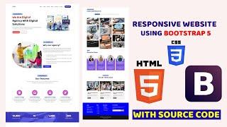 Build an Impressive Responsive Website using Bootstrap 5 Tutorial