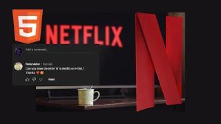 Netflix logo design in html css | html css tutorial