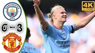 Man City vs Man United 6-1 Highlights & Goals HD - Premier league 22/23 #mancity#manunited#epl