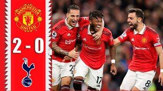 Manchester United vs Tottenham Hotspur 2-0 Highlights Goals | Premier League 2022/23