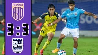 Highlights - Mumbai City FC 3-3 Hyderabad FC - Match 3 | Hero ISL 2022 - 23. HeroISL #LetsFootball