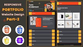 Responsive Portfolio Website Using Bootstrap 5 | Complete Responsive Personal Portfolio Website | #2