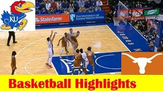 #5 Texas vs #9 Kansas Basketball Game Highlights 2 6 2023