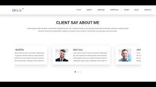 Complete Responsive Personal Portfolio Website using HTML CSS Bootstrap & JavaScript part 5 ????????