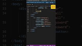 Login Form | HTML CSS #shorts  #amittutorial #coding  #htmltutorial #htmlcss #learn #webdevelopment