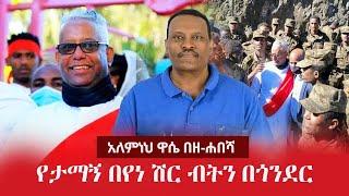 Alemneh Wase BeZehabesha - (አለምነህ ዋሴ በዘ-ሐበሻ) - የታማኝ በየነ ሽር ብትን በጎንደር | Tamagn Beyene