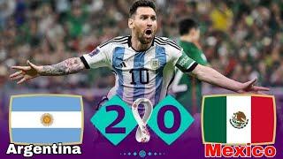 Argentina Vs Mexico Full Match Highlights Fifa World Cup Final #fifaworldcopqatar #messi