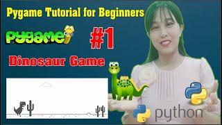 Pygame Tutorial for Beginners #1 - Dinosaur Game