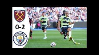 West Ham vs Manchester City 0-2 Highlights Goals | Premier League 22/23 Haaland First Goal !