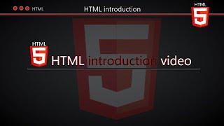 HTML5 Introduction to the HTML language in Bangla video Version and develop