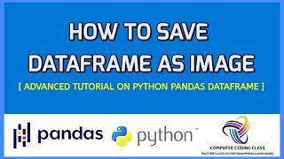 How to Save DataFrame as Image Python | How to Export Pandas DataFrame as an Image | Python Pandas