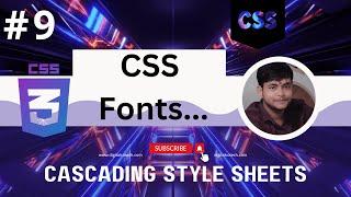 CSS Fonts, Style, Size, Font Property || CSS Tutorial For Beginners In Hindi || By DigitalCoTech????