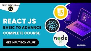 #14: ReactJS Tutorial In Hindi | ReactJS Get Input Box Value | ReactJS Tutorial For Beginners