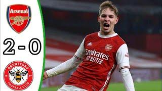 Arsenal vs Brentford 2-1 Highlights | Premier League - 2021/2022