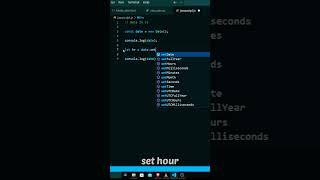 Set Hour In JavaScript || How To Set Hour In JavaScript #javascript #coding #shorts #alanwalker