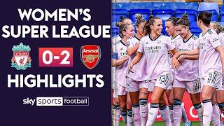 Arsenal return to WSL summit ???? | Liverpool 0-2 Arsenal | Women's Super League highlights