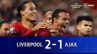 Liverpool v Ajax (2-1) | Matip Rescues Reds With 89th Minute Winner | Champions League Highlights