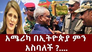 Ethiopia  አሜሪካ በኢትዮጵያ ምን አስባለች ?....