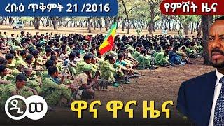 DW Amharic : ረቡዕ ጥቅምት 21 /2016 | ሰበር ዜና | Headline News | 1 November /2023 |  Ethiopian news