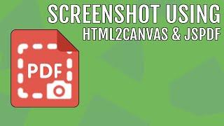 Screenshot a Webpage and Convert to PDF Using ReactJS | HTML2Canvas & JSPDF