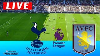 Aston Villa vs Tottenham : Premier League 22/23 | FULL MATCH TODAY | realistic Gameplay Pes 21