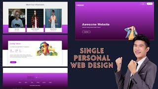 How To Make Responsive Signal Full Website Using Only HTML And CSS Step By Step