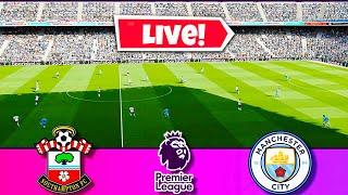 SOUTHAMPTON FC vs MANCHESTER CITY FC LIVE | Premier League 2022-23 | Watch Along & Pes 21 Gameplay