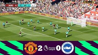 MANCHESTER UNITED 2-0 BRIGHTON | PREMIER LEAGUE HIGHLIGHTS